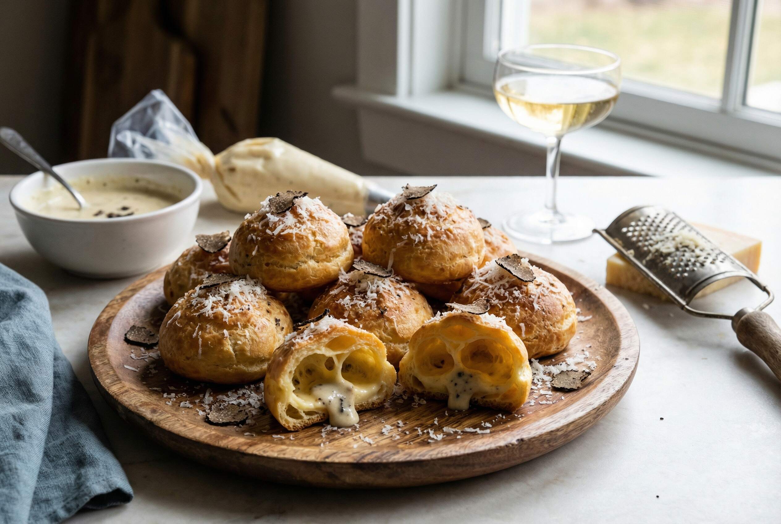 Gougères (Classic French Cheese Puffs)