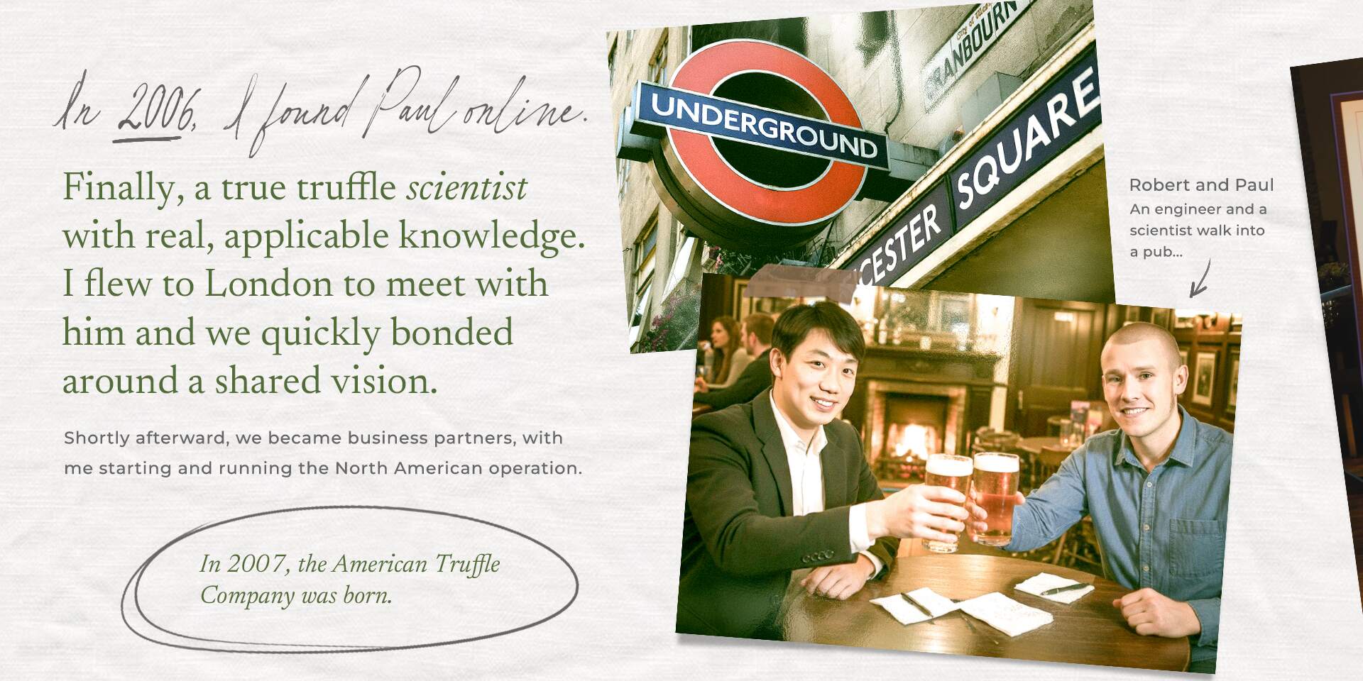 In 2006, I found Paul online